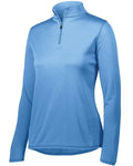 Women Augusta quarter zip pullover polyester Long sleeve